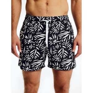 NEW FRESCOBAL CARIOCA abstract print sport swim shorts in black,white